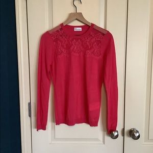 RED Valentino Wool blend and lace sweater Size L